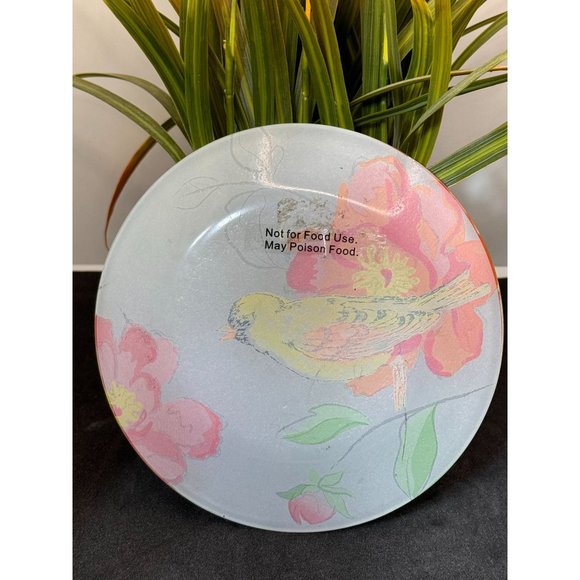 Glass Multi-Color Decorative Plate - Picture 6 of 7